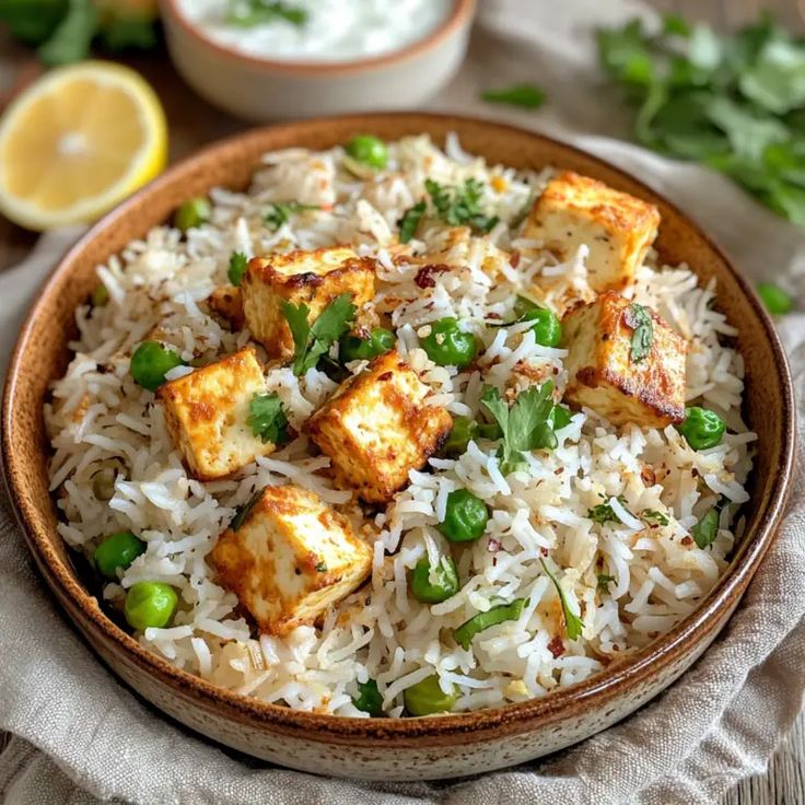 Paneer Fried Rice Bowl